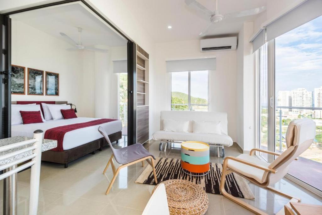 Terrazas Tayrona Travelers Apartamentos Y Suites Santa Marta  Kültér fotó